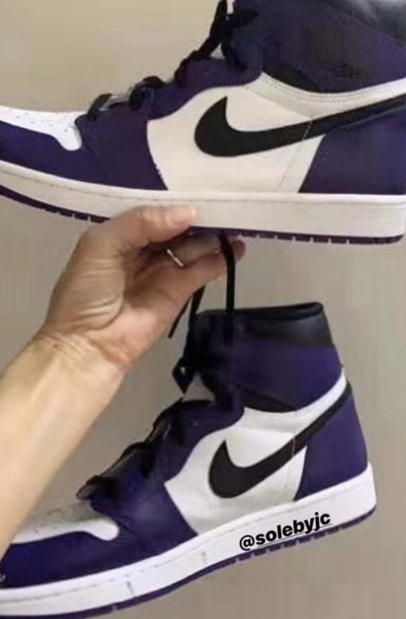 Air Jordan 1 Court Purple 555088-500åå:registered:æ¥æ