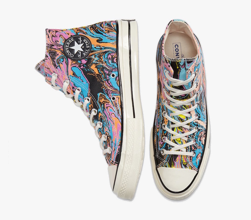 å¡å¨Chuck 70 Hi Marbleåå¸æ¥æ