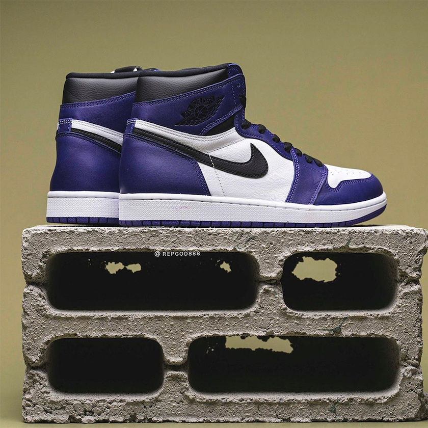 Air Jordan 1 High OG Court Purple 555088-500åå:registered:æ¥æ
