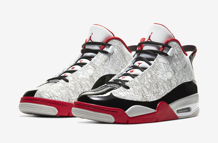 Jordan Dub Zero OG White Black Red 311046-116åå:registered:æ¥æ