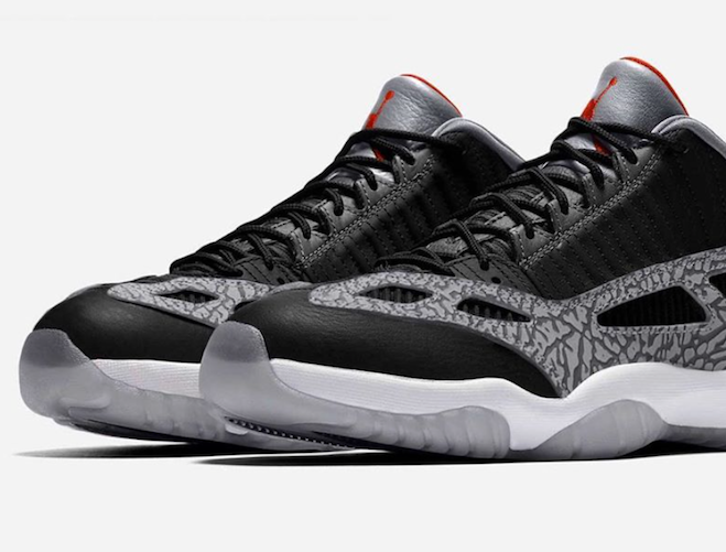Air Jordan 11 Low IE Black Cementåå:registered:æ¥æ