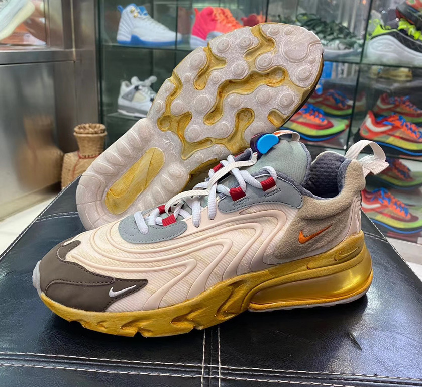 Travis Scott Nike Air Max 270 React CT2864-200åå:registered:æ¥æ