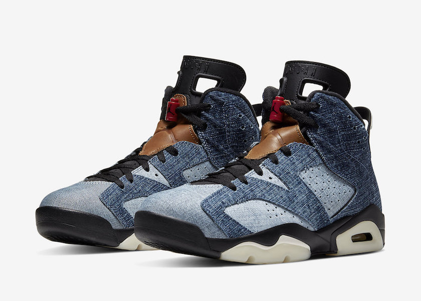Air Jordan 6 Washed Denim CT5350-401åå:registered:æ¥æä»·æ ¼