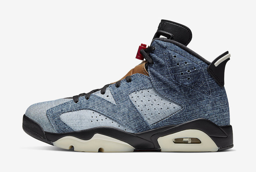 Air Jordan 6 Washed Denim CT5350-401åå:registered:æ¥æä»·æ ¼