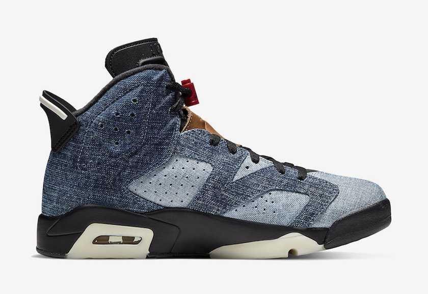 Air Jordan 6 Washed Denim CT5350-401åå:registered:æ¥æä»·æ ¼