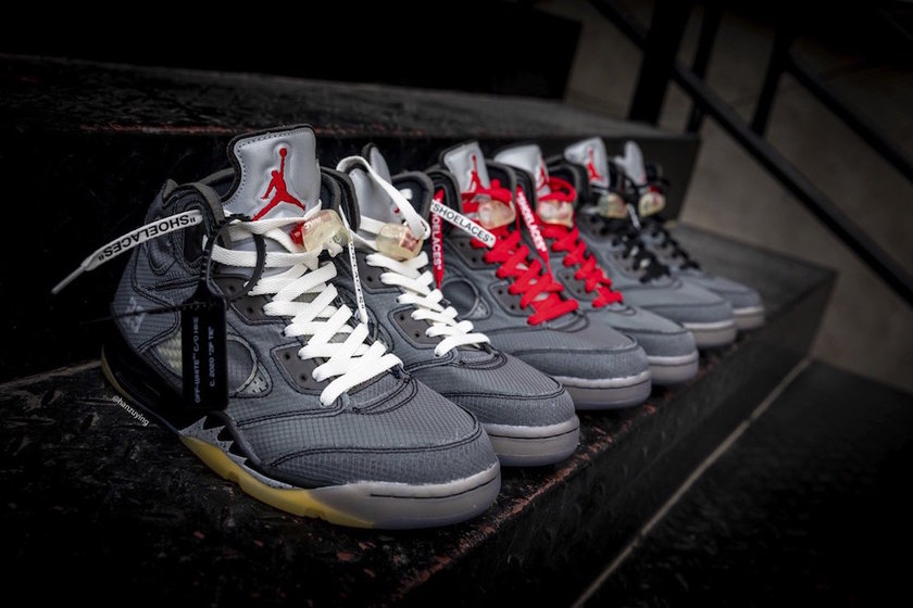 ç°ç½è²Air Jordan 5 CT8480-001éåº
