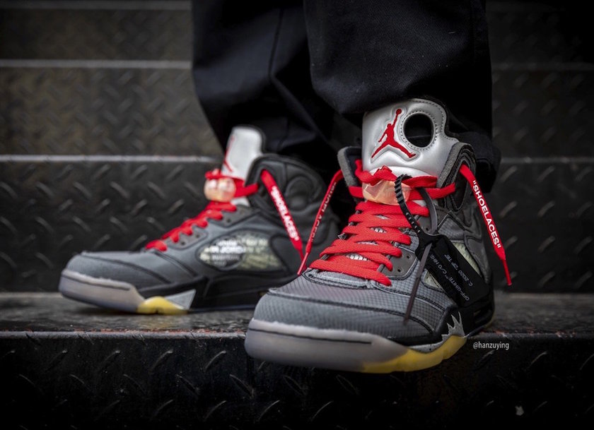 ç°ç½è²Air Jordan 5 CT8480-001éåº
