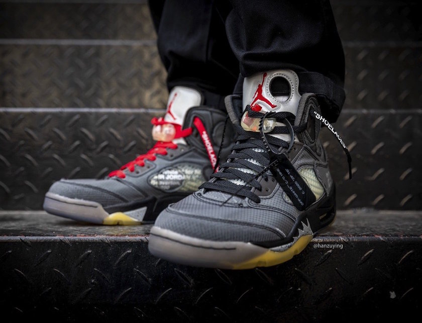 ç°ç½è²Air Jordan 5 CT8480-001éåº
