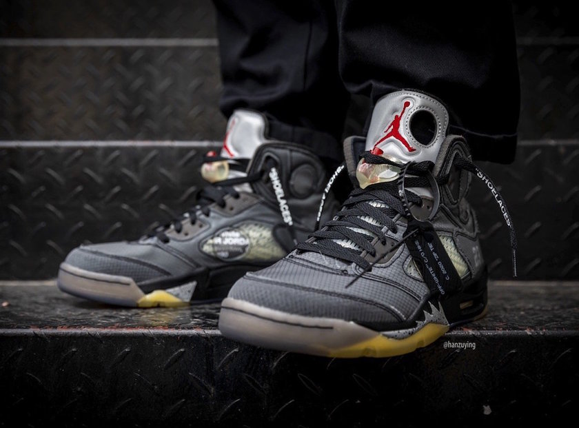 ç°ç½è²Air Jordan 5 CT8480-001éåº