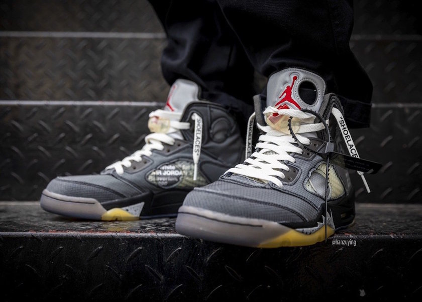ç°ç½è²Air Jordan 5 CT8480-001éåº