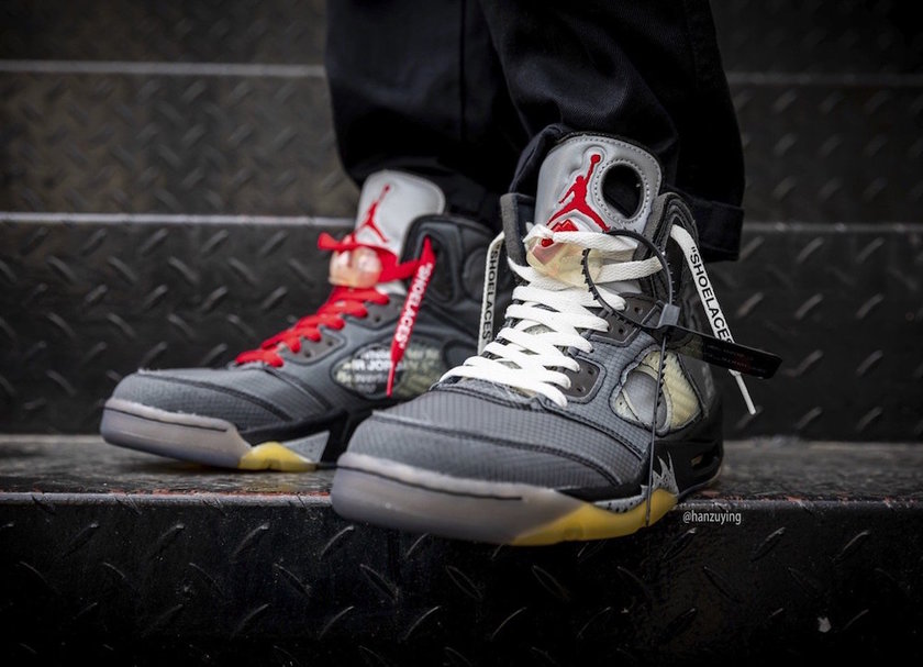 ç°ç½è²Air Jordan 5 CT8480-001éåº