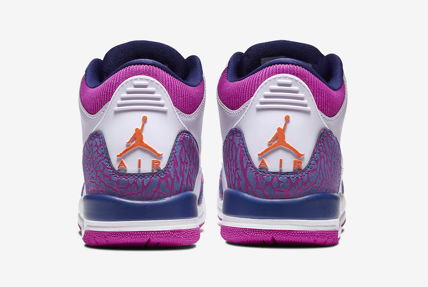 Air Jordan 3 GS Barely Grape Hyper Crimson Fire Pink 441140-500åå:registered:æ¥æ