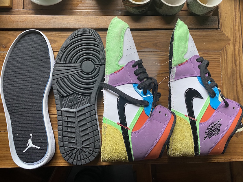 Air Jordan 1 Mid SE Multicolor CW1140-100åå:registered:æ¥æ