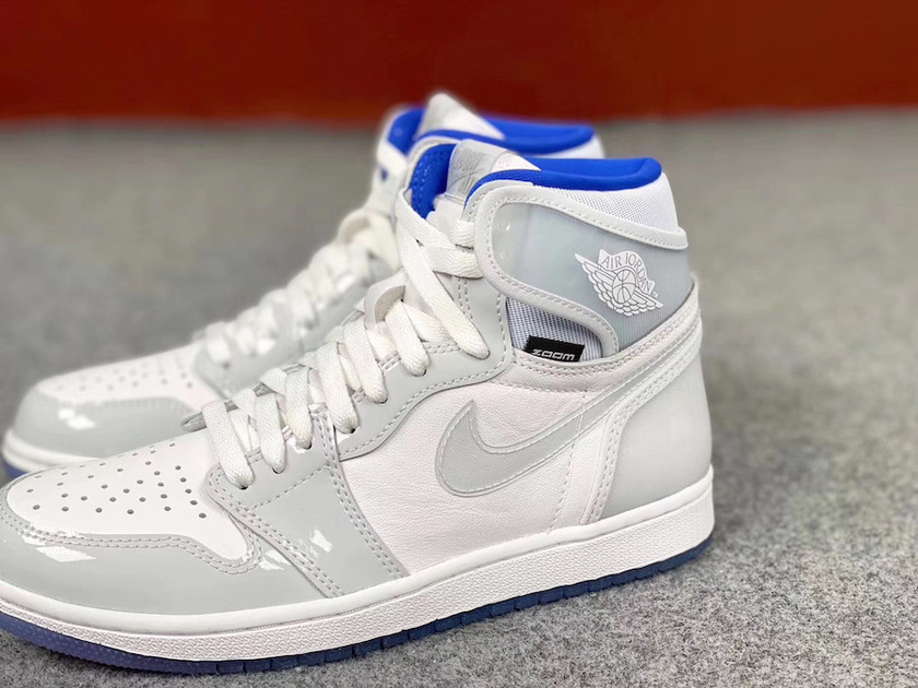 Air Jordan 1 Zoom R2T White Racer Blue CK6637-104åå:registered:æ¥æ