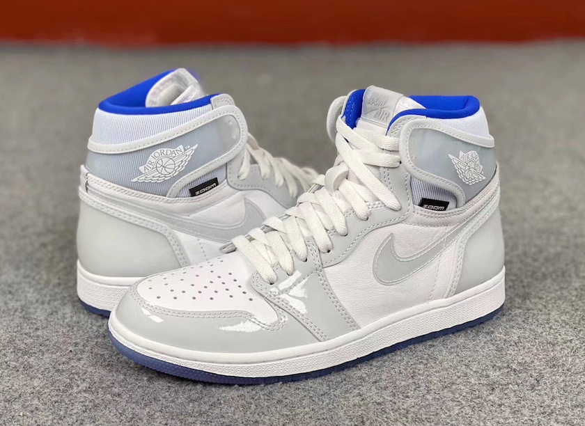 Air Jordan 1 Zoom R2T White Racer Blue CK6637-104åå:registered:æ¥æ