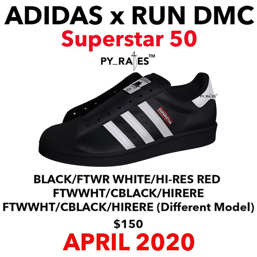 è¿è¡DMC adidas Superstar 50å¨å¹´åå¸æ¥æ