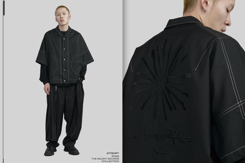 ATTEMPT åå¸ 2020 æ¥å¤ãTHE SILENT SOUNDSãç³»å Lookbook