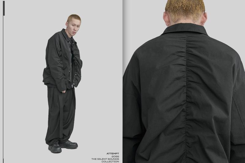 ATTEMPT åå¸ 2020 æ¥å¤ãTHE SILENT SOUNDSãç³»å Lookbook