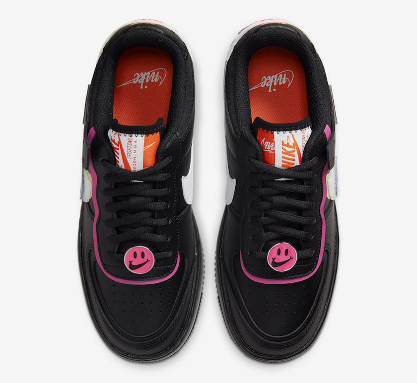 Nike Air Force 1 Shadow Black Fuchsia CU4743-001åå:registered:æ¥æ
