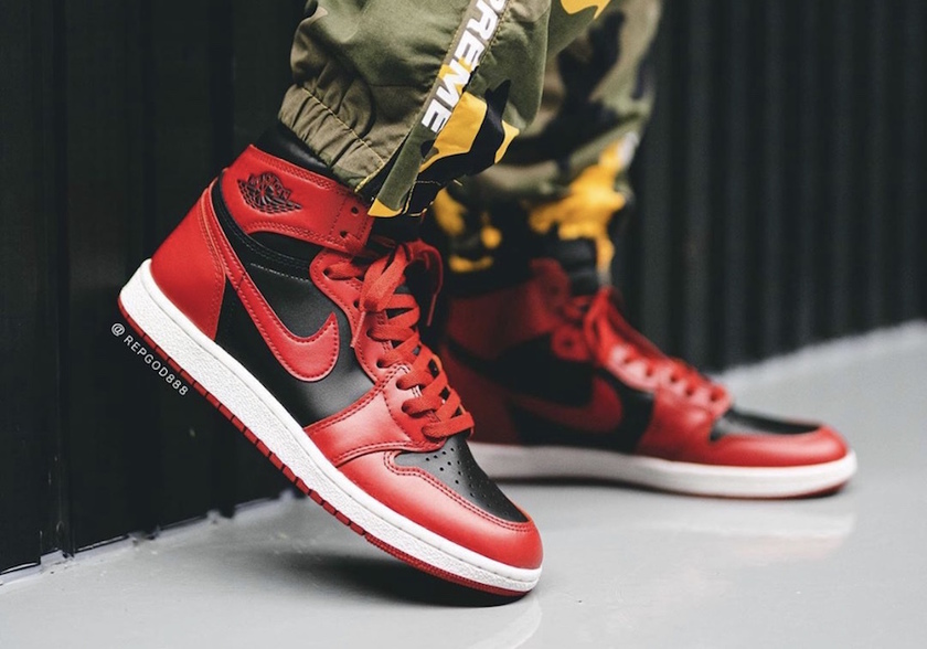 Air Jordan 1 Hi 85 Varsity Red Reverse Bred BQ4422-600åå:registered:æ¥æ