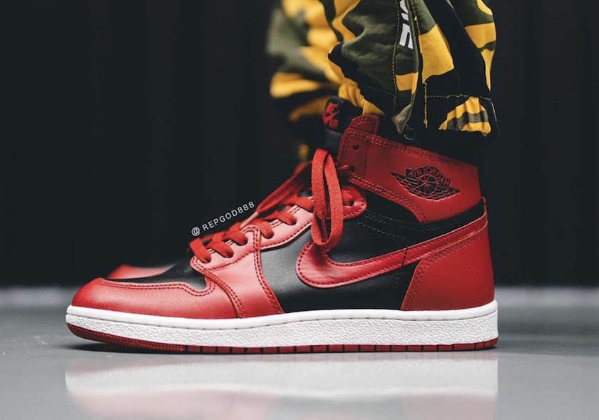 Air Jordan 1 Hi 85 Varsity Red Reverse Bred BQ4422-600åå:registered:æ¥æ