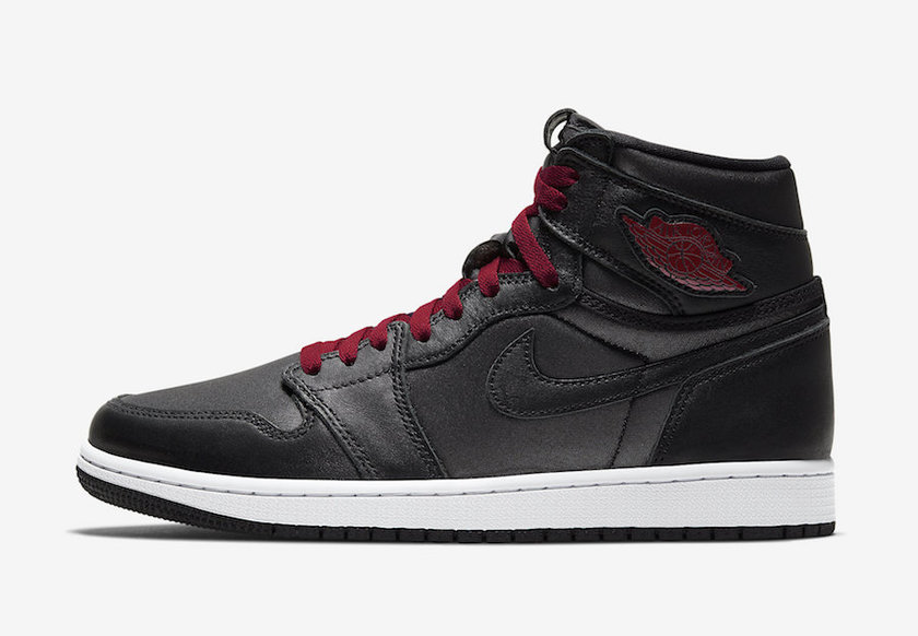 Air Jordan 1 Black Satin Gym Red 555088-060 Release Date Price