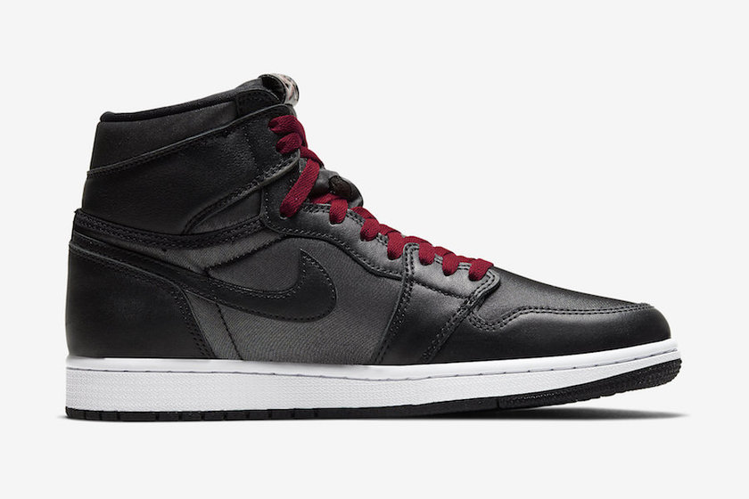Air Jordan 1 Black Satin Gym Red 555088-060 Release Date Price