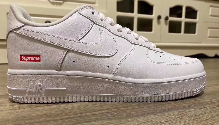 Supreme Nike Air Force 1 White CU9225-100åå:registered:æ¥æ