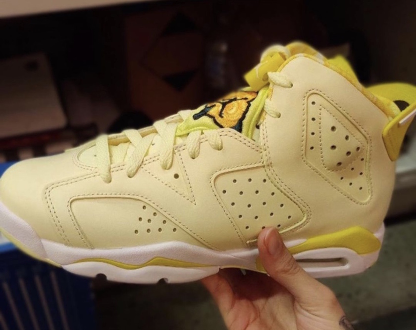 Air Jordan 6 GS Floral Dynamic Yellow 543390-800åå:registered:æ¥æ