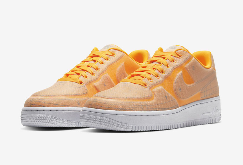 Nike Air Force 1 LX Blueprint Laser Orange CI3445-800åå:registered:æ¥æ