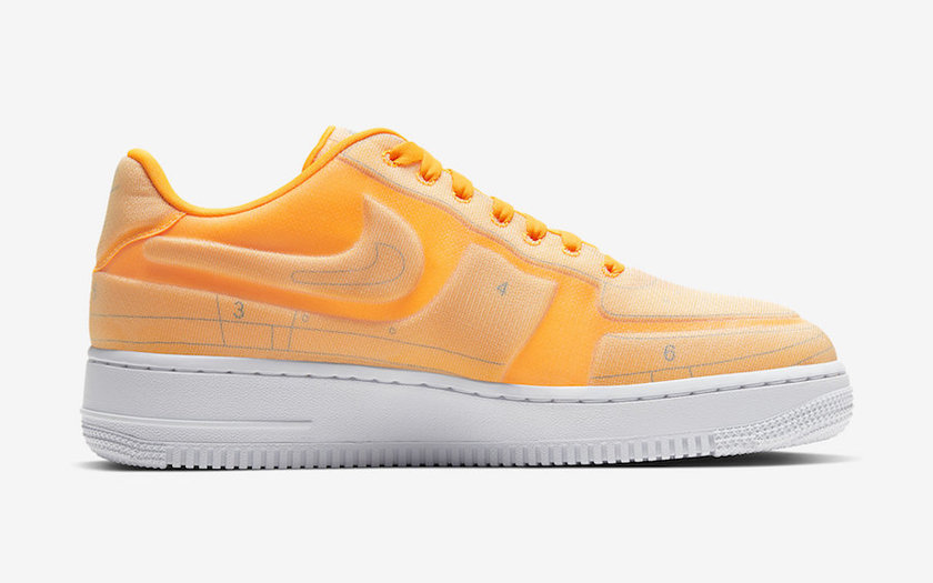 Nike Air Force 1 LX Blueprint Laser Orange CI3445-800åå:registered:æ¥æ