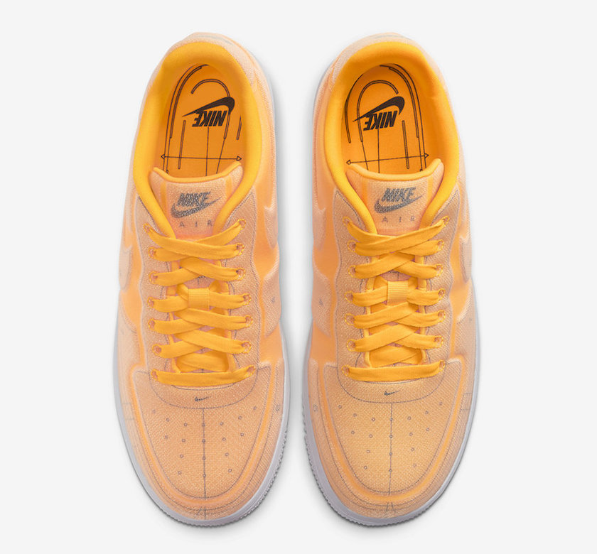 Nike Air Force 1 LX Blueprint Laser Orange CI3445-800åå:registered:æ¥æ