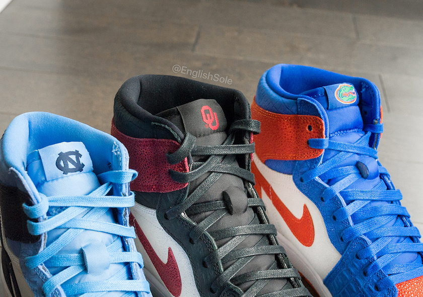 Air Jordan 1 Air Jordan 4 College PE Oklahoma UNCä½ç½éè¾¾