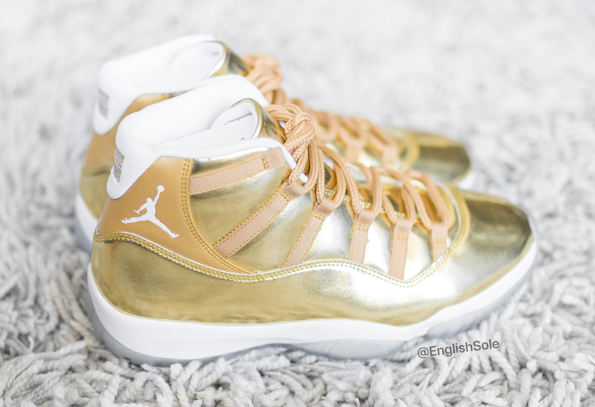 Air Jordan 11 OVO Metallic Goldæ ·å