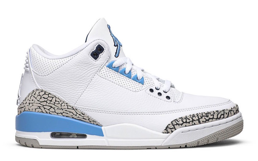 Air Jordan 3 UNC CT8532-104åå:registered:æ¥æå:registered:ä»·