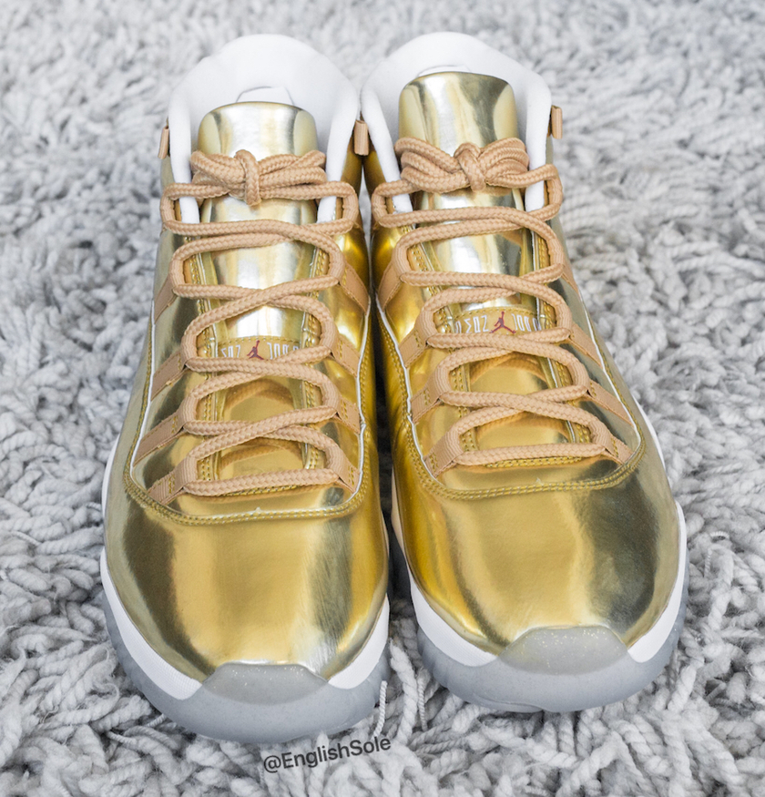 Air Jordan 11 OVO Metallic Goldæ ·å