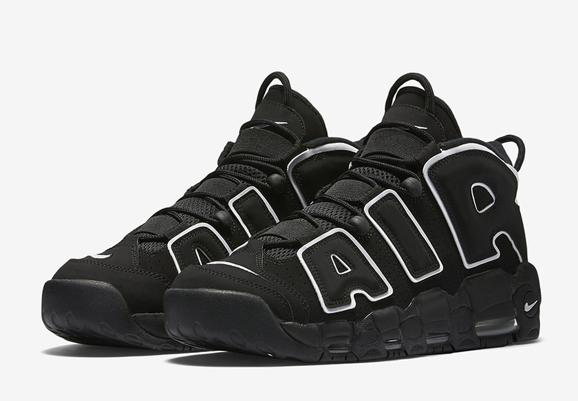 Nike Air More Uptempo OG Black White 2020 414962-002åå:registered:æ¥æ