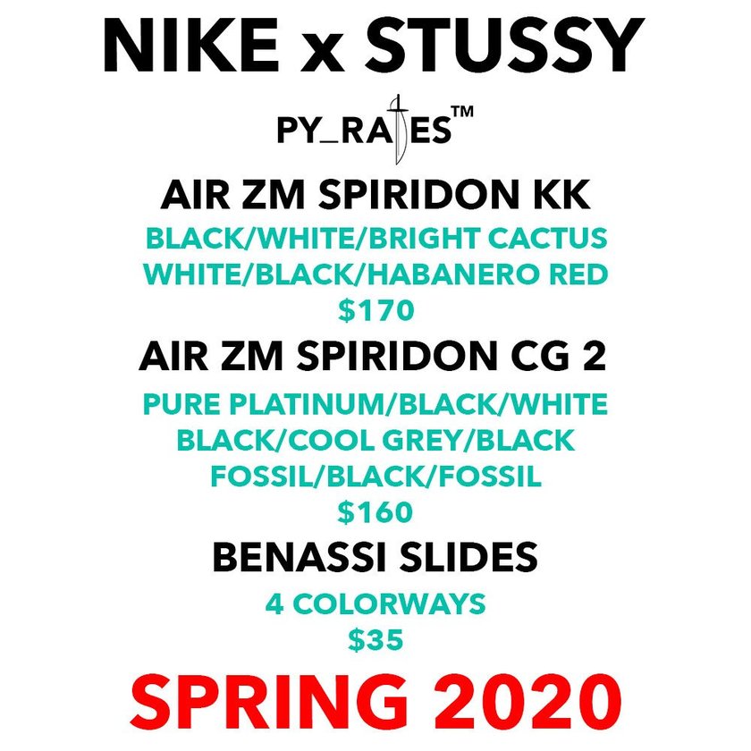 Stussy Nike Air Zoom Spiridon 2020åå:registered:æ¥æ