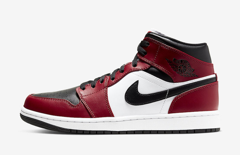 Air Jordan 1 Mid Chicago Black Toe 554724-069åå:registered:æ¥æä»·æ ¼