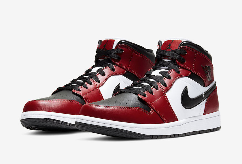 Air Jordan 1 Mid Chicago Black Toe 554724-069åå:registered:æ¥æä»·æ ¼