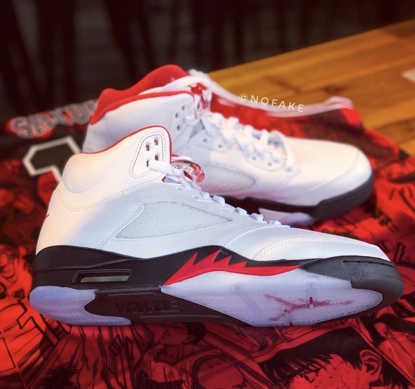 Air Jordan 5 Fire Red DA1911-102 2020 Retroåå:registered:æ¥æ