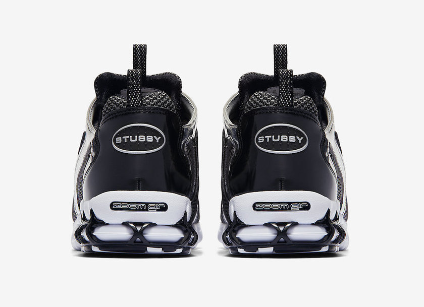 Stussy Nike Air Zoom Spiridon Caged Pure Platinum CU1854-001 Release Date