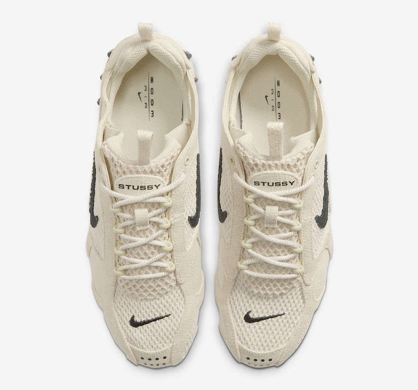 Stussy Nike Air Zoom Spiridon Caged Fossil CQ5486-200 Release Date
