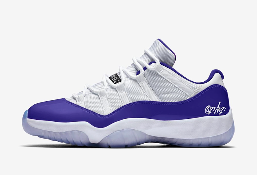 Air Jordan 11 Low WMNS Concord AH7860-100 Release Date