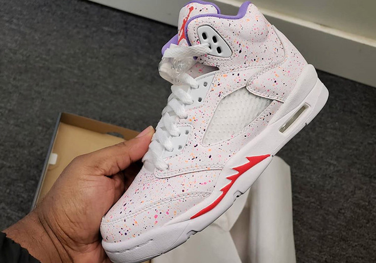 Air Jordan 5 GS Easter Splatter CT1605-100 Release Date