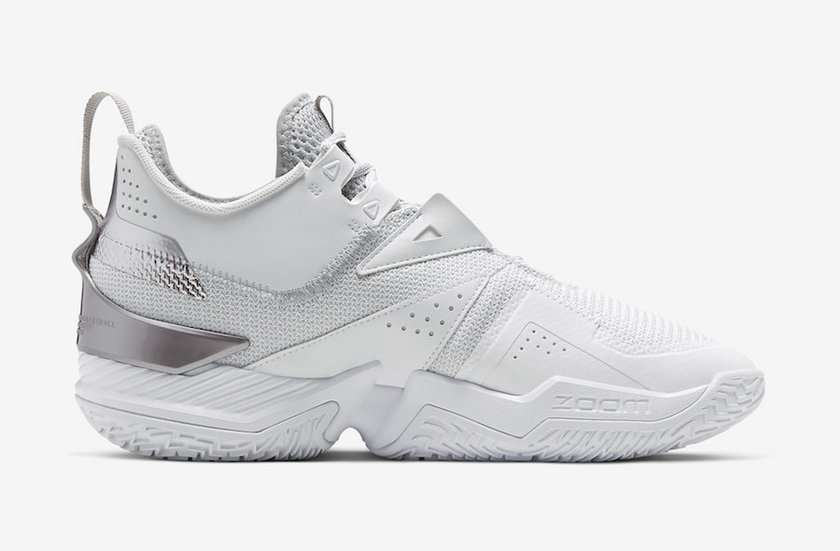 Jordan Westbrook One Take White Silver CJ0781-100 Release Date