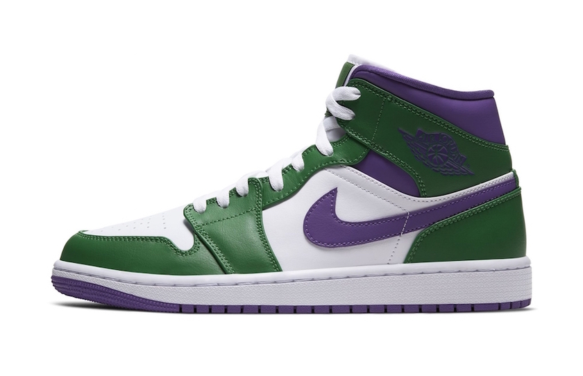 Air Jordan 1 Mid Hulk Green Purpleåå:registered:æ¥æ