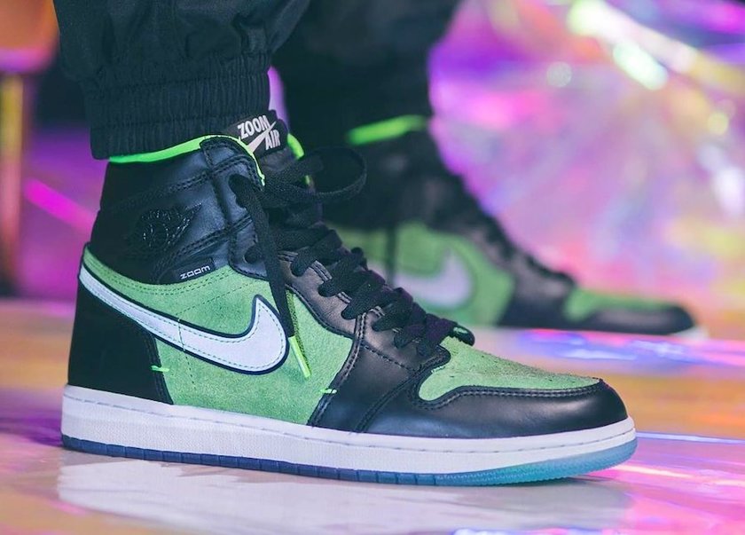 Air Jordan 1 High Zoom Black Green CK6637-002åå:registered:æ¥æï¼
