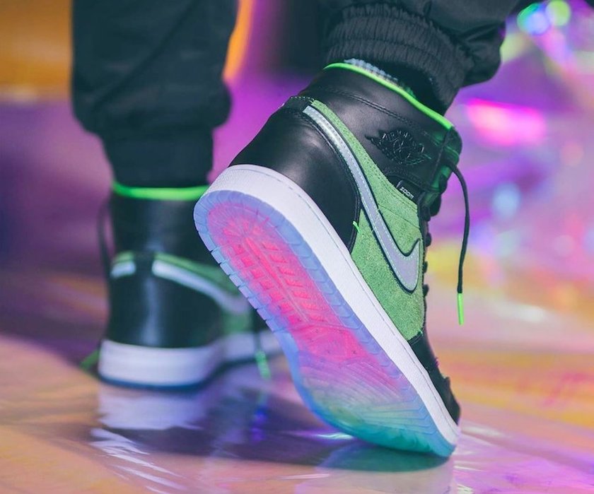 Air Jordan 1 High Zoom Black Green CK6637-002åå:registered:æ¥æï¼