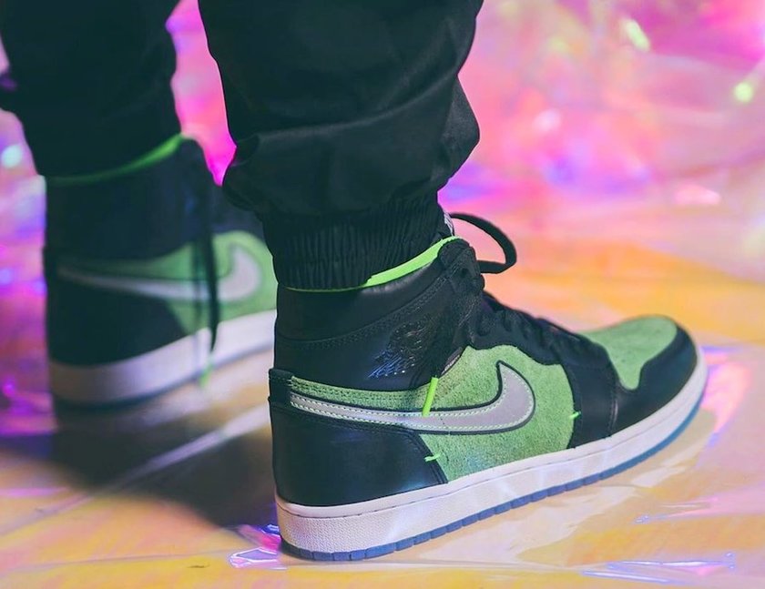 Air Jordan 1 High Zoom Black Green CK6637-002åå:registered:æ¥æï¼